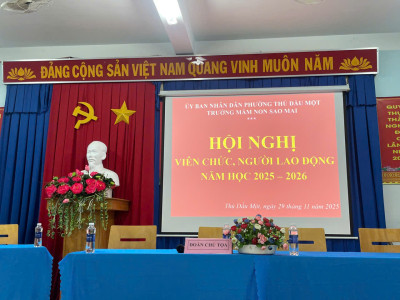 HỘI NGHỊ VIÊN CHỨC VÀ NGƯỜI LAO ĐỘNG NĂM HỌC 2025 - 2026
