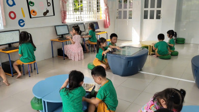 🌈 Bé làm quen CNTT – Trường MN Sao Mai 🌈