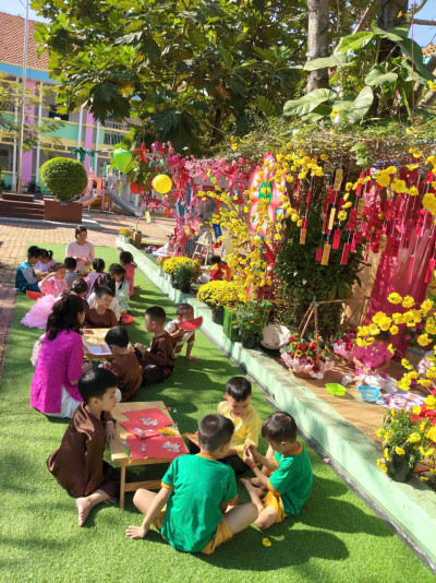 🌈 TRẢI NGHIỆM VUI VẺ TẠI GÓC CHECK-IN CỦA TRƯỜNG MN SAO MAI 🌈